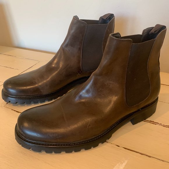 Saks Fifth Ave Leather Boots main image 5